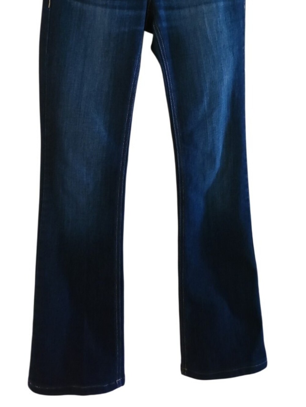 Ariat Real Denim High Rise Ballary Bootcut Jeans Dark Wash Cowgirl - Picture 8 of 17